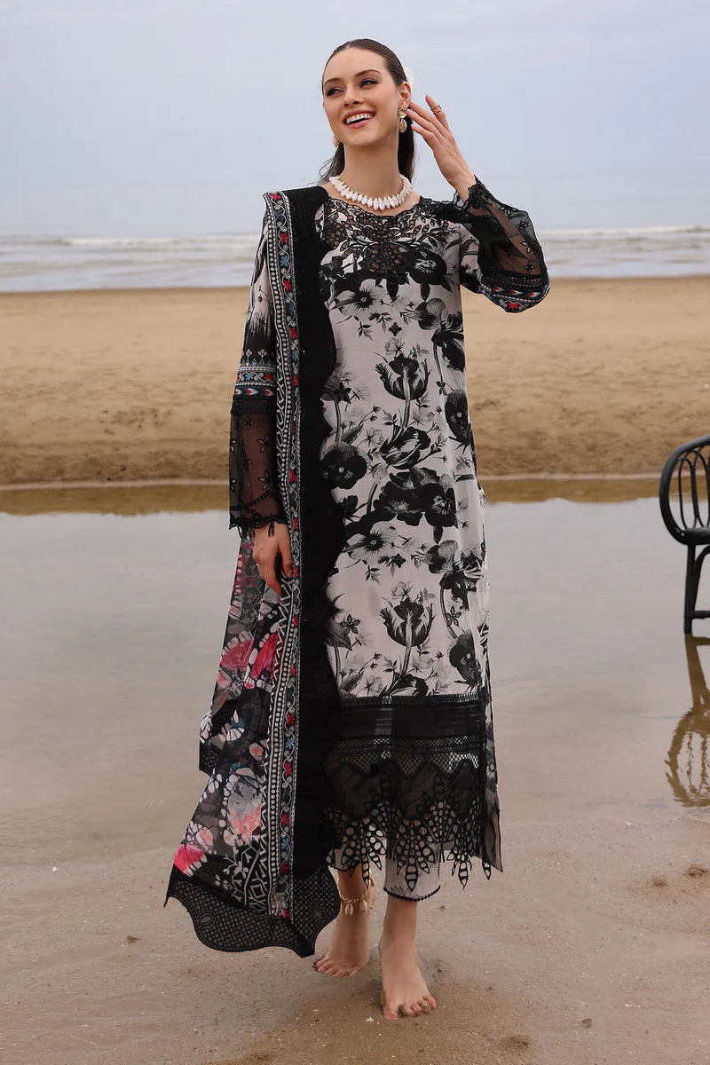 Zab - Summer 3PC Lawn Digital Printed Dress - zab1377