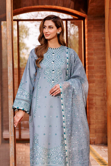 Maria.B. 3 Piece Heavy Embroidered Lawn Suit. zab920