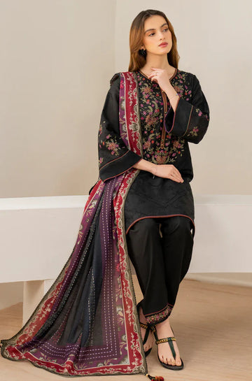 Maria B - 3PC Lawn ChickenKari Embroidered Suit - zab929