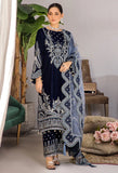 Cross Stitch - Velvet Dress with Embroidered Dupatta - zab949