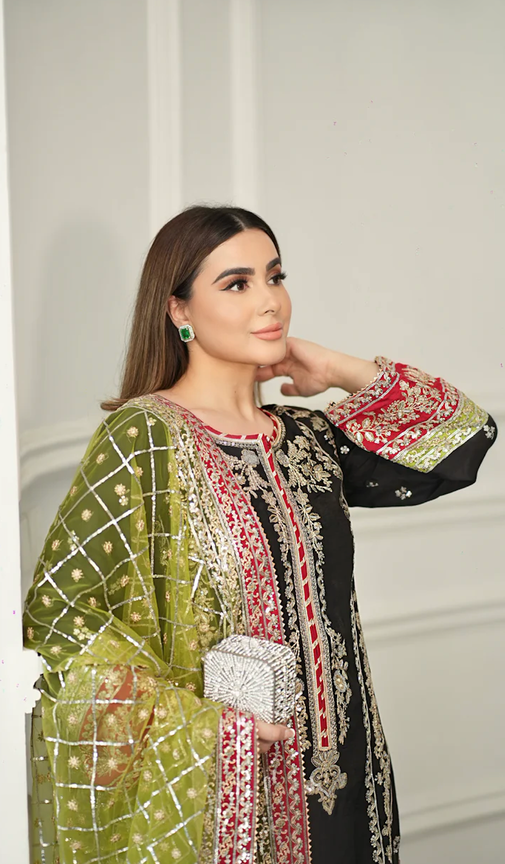 Aneela - Summer 3PC Lawn Embroidered Suit - zab1418