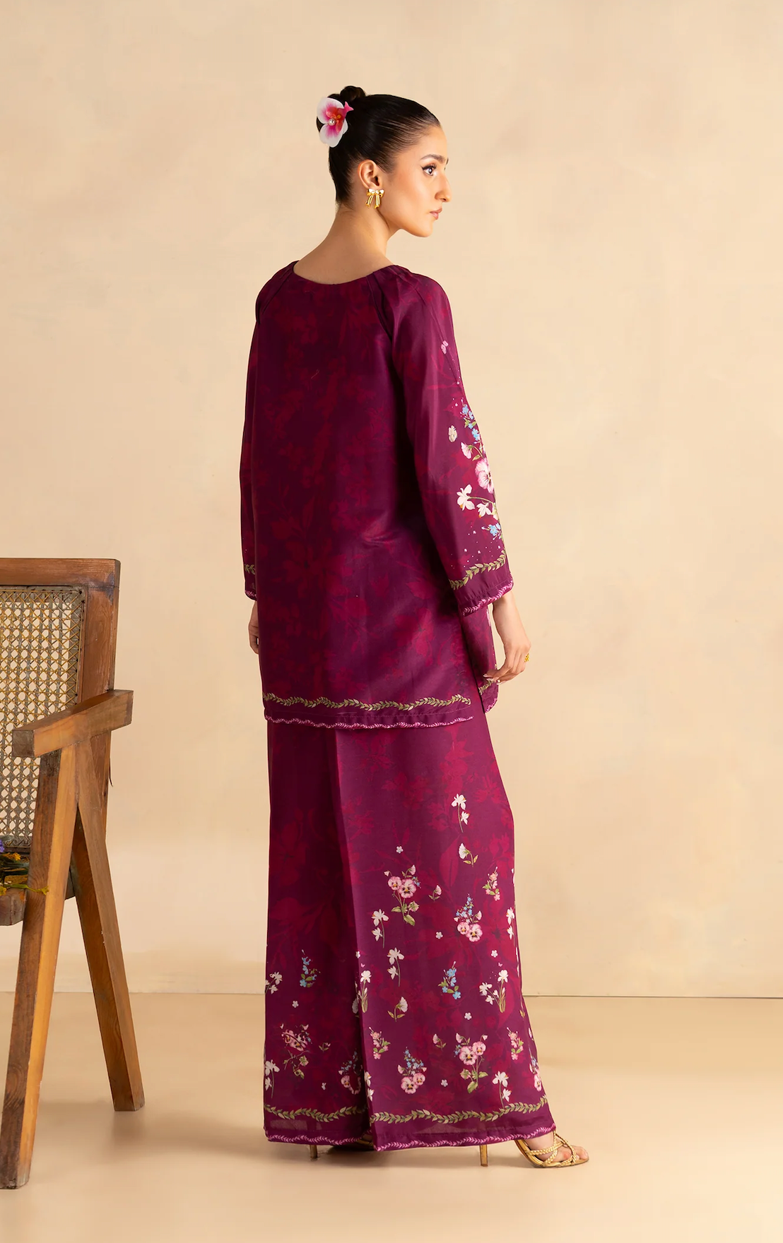 Sapphire - Summer 2PC Lawn Digital Printed Dress - zab1421