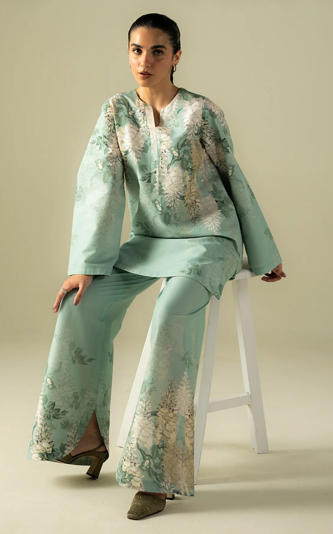 Sapphire - Summer 2PC Lawn Digital Printed Dress - zab1424