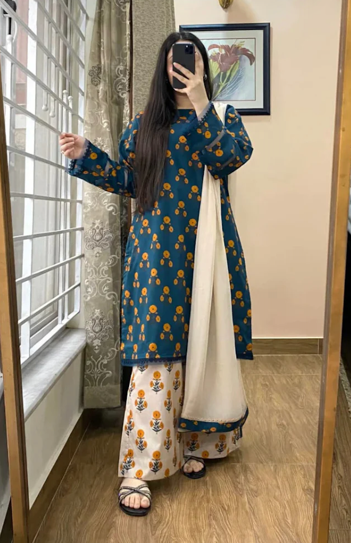 Khaadi - Summer 3PC Lawn Digital Print Dress - zab1443
