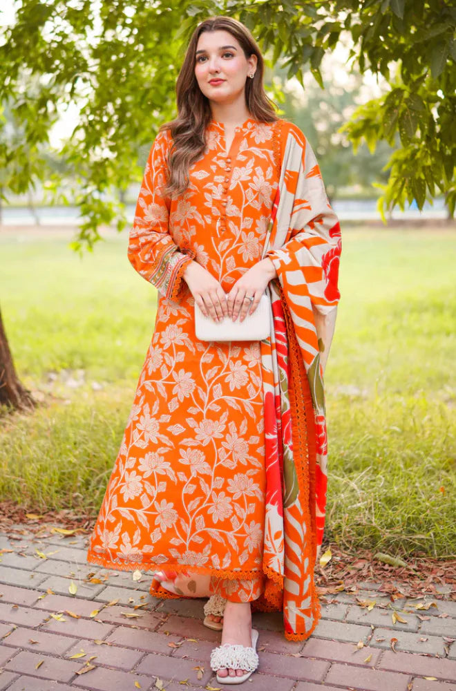 Sapphire - Summer 3PC Lawn Digital Printed Dress - zab1238