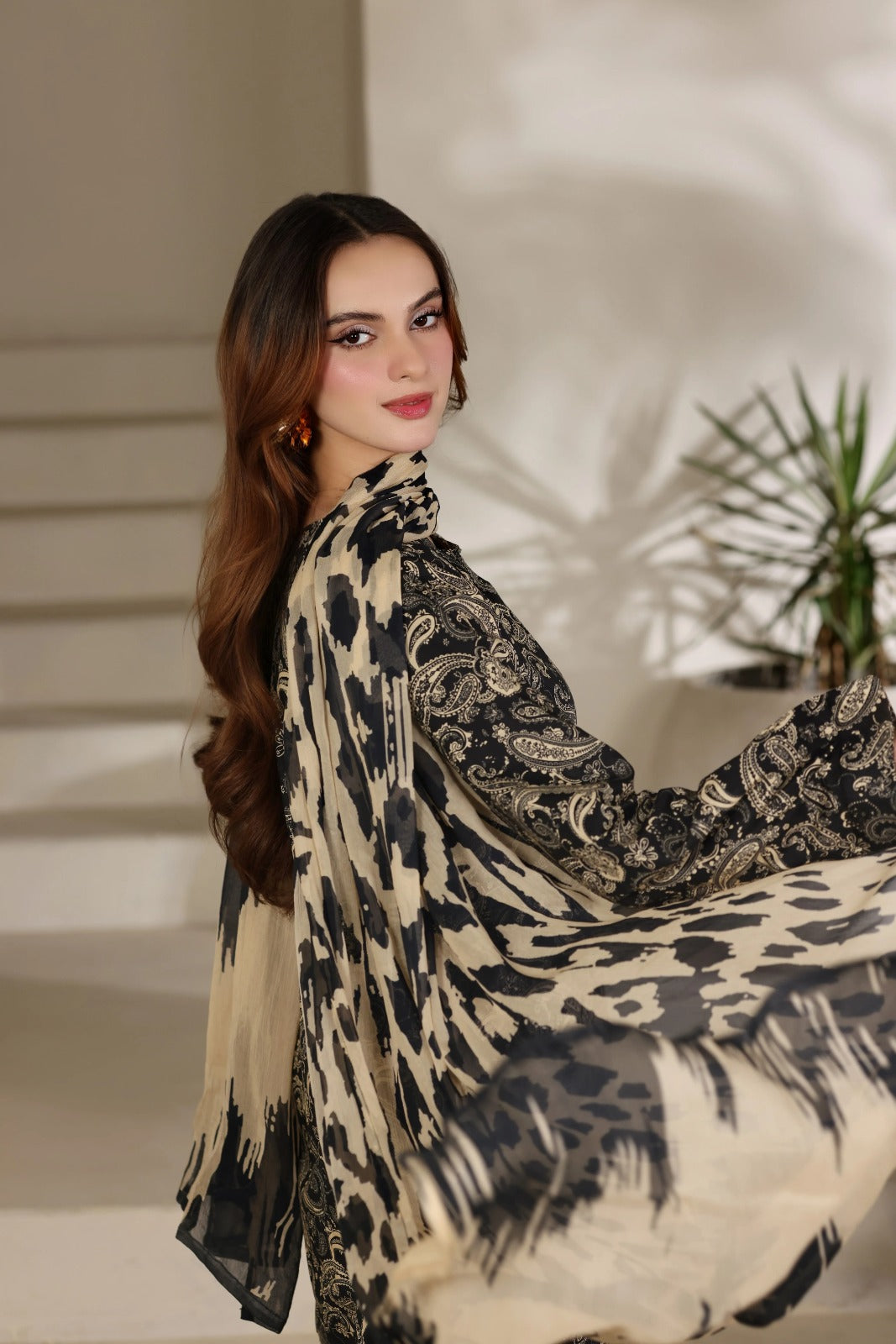 GulAhmed - Summer 3PC Lawn Digital Printed Dress - zab1413