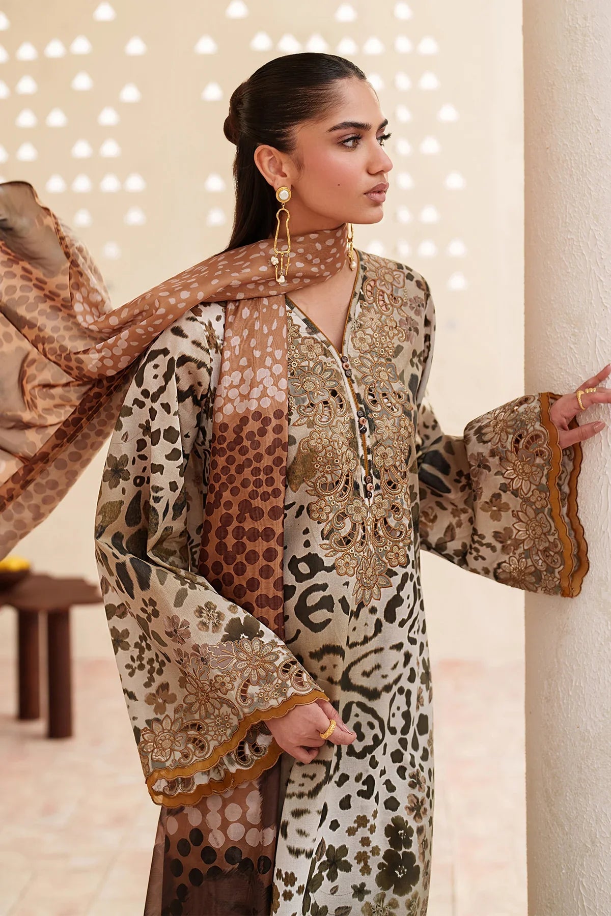Aneela's - Summer 3PC Lawn Digital Printed Dress - VL1188
