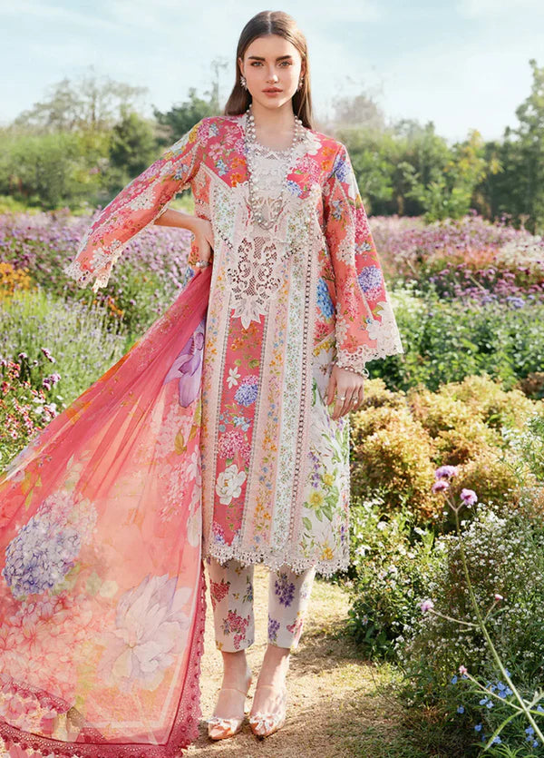 Zab - Summer 3PC Lawn Digital Printed Dress - zab1364