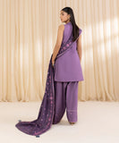 Sapphire - Winter 3PC Dhanak Embroidered Suit - zab1246