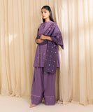 Sapphire - Winter 3PC Dhanak Embroidered Suit - zab1246