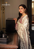 Asim Jofa - Winter 3PC Dhanak Embroidered Suit - zab1103