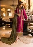 ZAB536 Asim Jofa, unstitched 3 piece embroidered linen summer suit