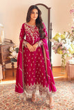 SUNNiA MANAHiL - 3pc Heavy Embroidered Lawn Stuff - zab1043