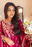 SUNNiA MANAHiL - 3pc Heavy Embroidered Lawn Stuff - zab1043