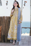 Asim Jofa - 3PC Dhanak Chickenkari Embroidered Suit - zab1138
