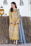 Asim Jofa - 3PC Dhanak Chickenkari Embroidered Suit - zab1138