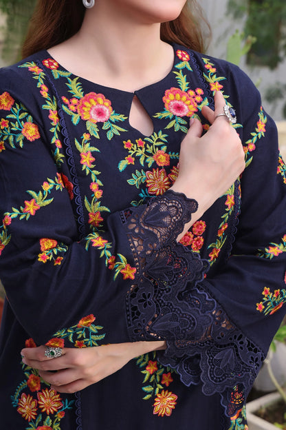 Asim Jofa, unstitched 3 piece Lawn sequence embroidered suit - zab1332
