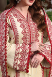 Asim Jofa - Winter 3PC Dhanak Embroidered Suit - zab1173