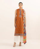 Sapphire - Dhanak 3 Piece Embroidered Dress - zab1175