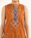 Sapphire - Dhanak 3 Piece Embroidered Dress - zab1175