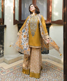SAPPHIRE - 3-Pc Unstitched Embroidered Lawn Suit - zab1048