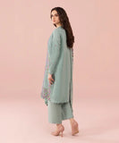 ZAB630 Sapphire, unstitched 3 piece embroidered Lawn suit.