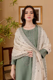 Sapphire - Winter 3PC Dhanak Embroidered Suit - zab1111