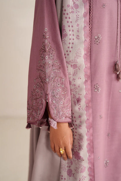 iznik - Winter 3PC Dhanak Embroidered Suit - zab1267