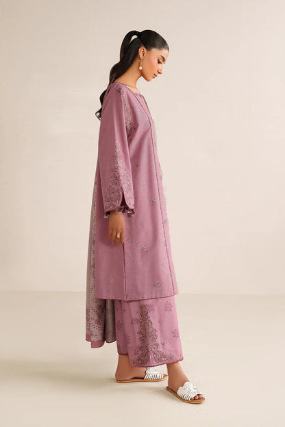 iznik - Winter 3PC Dhanak Embroidered Suit - zab1267