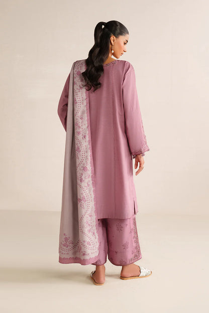 iznik - Winter 3PC Dhanak Embroidered Suit - zab1267