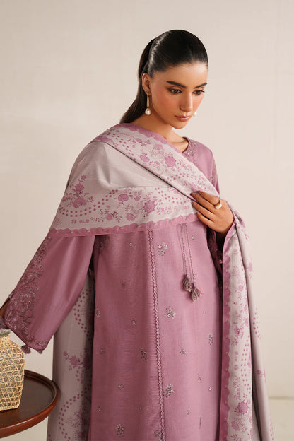 iznik - Winter 3PC Dhanak Embroidered Suit - zab1267