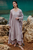 Zara Shahjahan - Winter 3PC Dhanak Embroidered Suit - zab1196