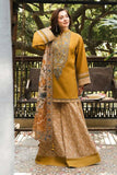 SAPPHIRE - 3-Pc Unstitched Embroidered Lawn Suit - zab1048