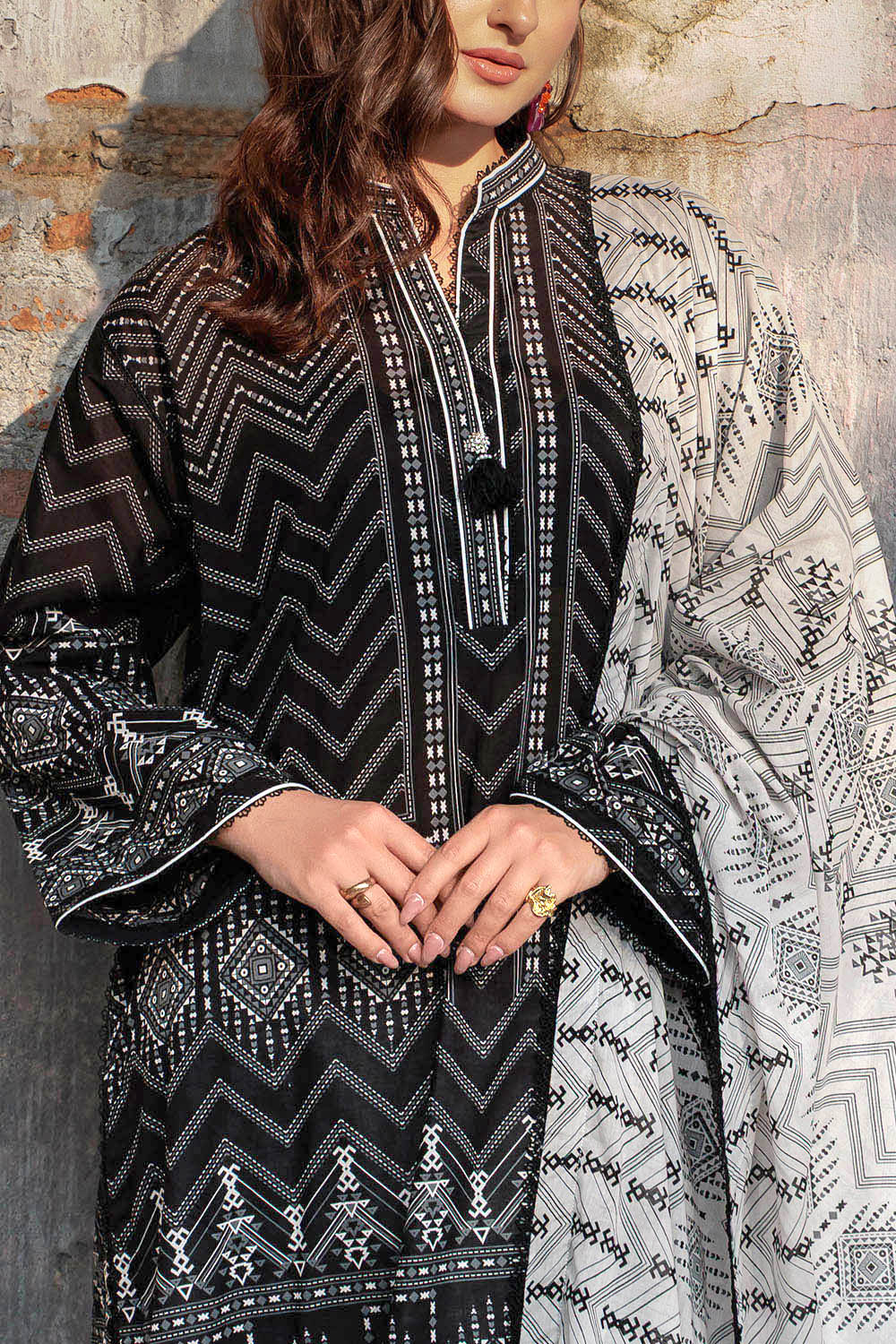 GulAhmed - Summer 3PC Lawn Digital Printed Dress - zab1412