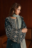 Azure - 3PC Lawn Embroidered Suit - zab1191