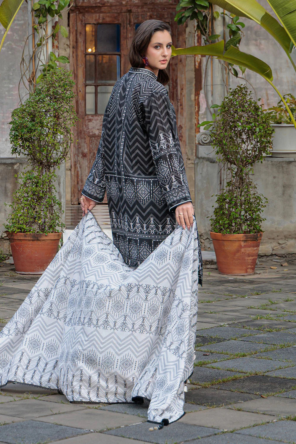 GulAhmed - Summer 3PC Lawn Digital Printed Dress - zab1412