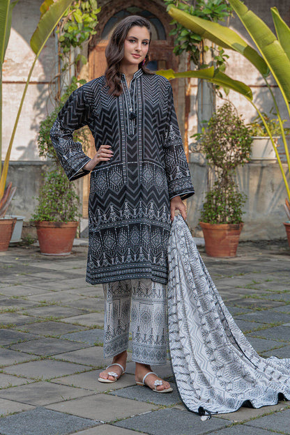 GulAhmed - Summer 3PC Lawn Digital Printed Dress - zab1412