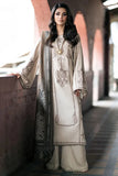 Izel Embroidered Dhanak Three Piece - zab1190