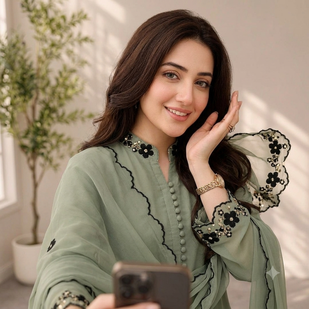 ZAB - Summer-3PC Lawn Embroidered Suit - zab1490