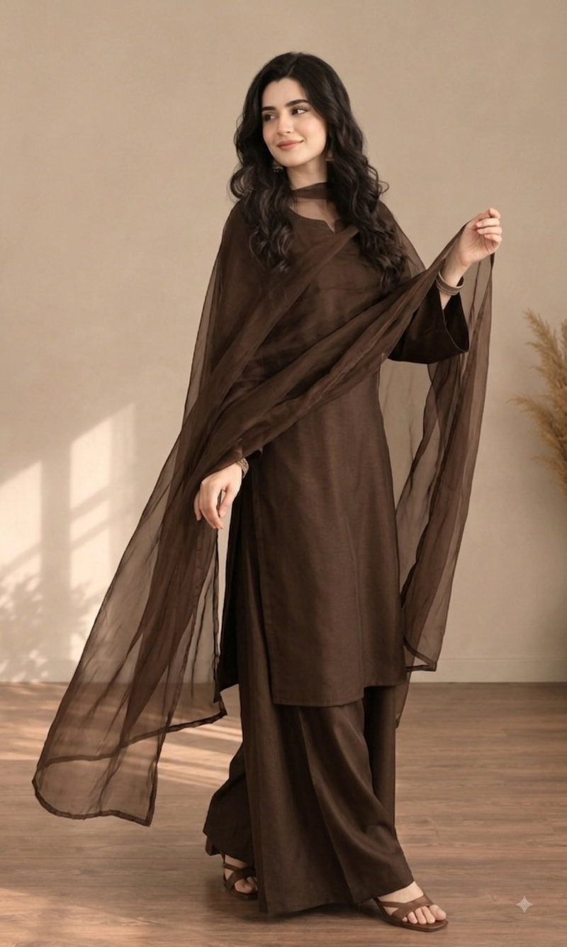 ZAB - Summer-3PC Lawn Suit - zab1494