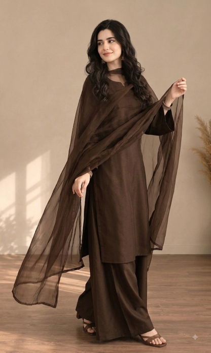 ZAB - Summer-3PC Lawn Suit - zab1494