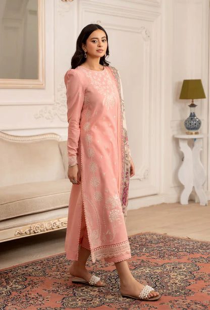 ZAB - Summer 3PC Lawn Embroidered Suit - zab1337
