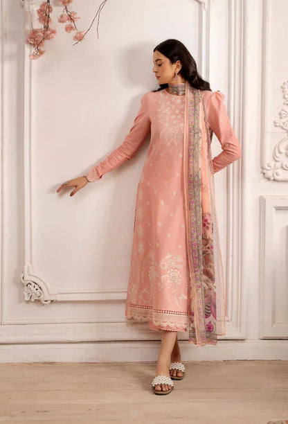 ZAB - Summer 3PC Lawn Embroidered Suit - zab1337