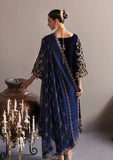 3-Piece Unstitched Heavy Embroidered Velvet Suit - zab981
