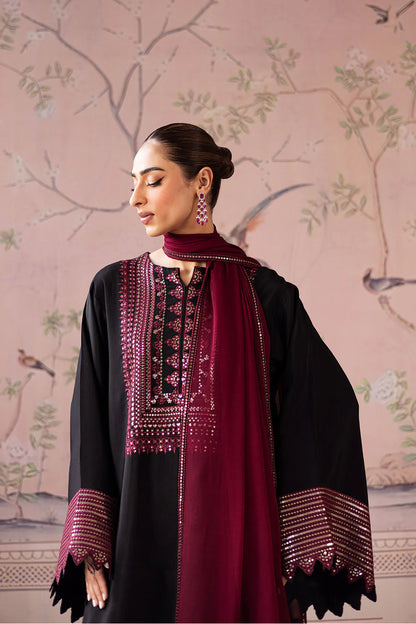 ZAB - Lawn 3PC Embroidered Suit - Zab1341