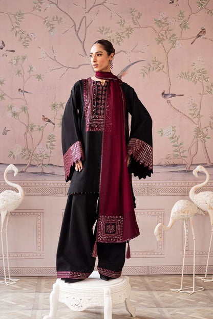 ZAB - Lawn 3PC Embroidered Suit - Zab1341