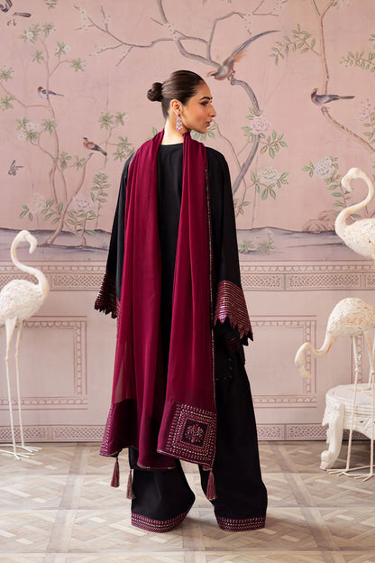 ZAB - Lawn 3PC Embroidered Suit - Zab1341