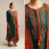 Rehan Rehar 3 Piece Embroidered Lawn Suit - zab937