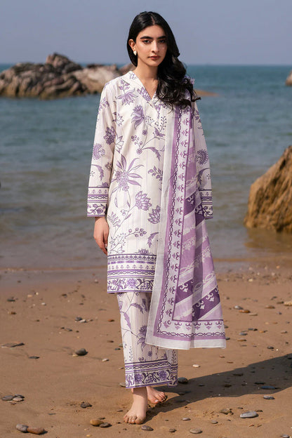Zab - Summer 3PC Lawn Digital Printed Dress - zab1373