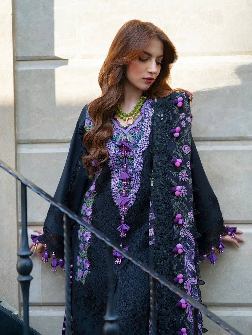 Jade - SUMMER 3PC Lawn ChickenKari Embroidered Suit- zab1416